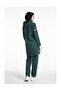Women's Nefti Green Hooded Glitter Stripe Tracksuit - 3