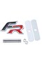 Dk Tuning Fr Logo Front Grille Screw-On 3D Chrome Metal Logo - 7