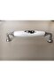 Cabinet Handle Black Floral Polymer 96 mm (9.6 cm) -0013-Stk2728 Polymer - 2