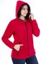 Women's Fleece Fuchsia with Zipper Hooded