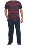 100% Cotton Short Sleeve Men's Pajama Set