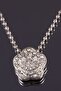Women's Gray Moon Star Stone Necklace - 3