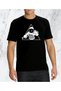 Unisex Astronaut Saturn Special Design Regular Black Tshirt - 3