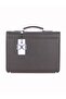 Briefcase Model Men's Hand and Shoulder Bag with Lock Mechanism Organizer Interior Compartment - 7