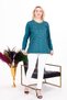 Women's Blouse Mother's Blouse Oil Glitter Plus Size Blouse Combed Cotton Blouse Mother's Day Gifts