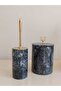 Decorative Natural Smoked Marble Bathroom Set 7 pieces "gold" - 2