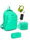 Coral High Girl's Water Green 3-Piece Bag Set - With USB Socket