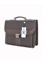 Briefcase Model Men's Hand and Shoulder Bag with Lock Mechanism Organizer Interior Compartment - 8