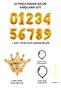 Number Balloon Welcome Set Age 6 Number Balloon Golden King Crowned 6 Number Balloon - 3