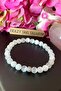 Selenite 6 Mm Natural Stone Bracelet