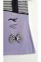 Lilac Kitten Patterned Bow Short Sleeve Girl's Summer Dress - 4