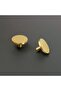 Metax Ilıca Button Handle Matte Gold TV Unit Dresser Console Furniture Drawer Kitchen Cabinet Handle - 3