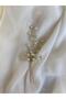 Off-White Pearl-crystal Gold Hairpin Hair Bun Clip - 2