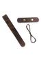 Genuine Leather Snap-on Bag Cover - Sewable Leather Cover (16 Cm) Crazy Tan Color