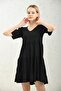 Women's Short Sleeve Seersucker Dress - 3