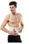 Men's Cream Color Extra Sanitary Orthopedic Velcro Wool Waist Corset