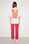 Zahara Relaxed Oversize White T-shirt - 5