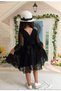Girl's Black Hat Laced Princess Model Dress - 2