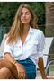 Relax Fit Linen Women's Shirt - 3