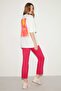 Zahara Relaxed Oversize White T-shirt - 4