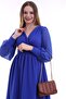 Women's Tan Embroidery Detailed Chain Shoulder Bag - 3