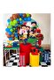 50 Pieces - Balloon Chain Set - ( Green - Blue - Caramel Color )