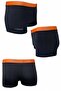 Men's Black Orange Swimmer Sea Pool Beach Swimsuit