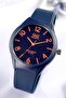 Waterproof Navy Blue Color Unisex Wristwatch