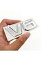V6 Badge Logo Chrome Silver Color 1st Quality Car Logo Badge Sticker - 2