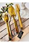Gold 8 Piece Luxury Service Set and Tongs Service Set - 3