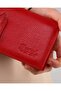 Red Genuine Leather Wallet with Flowers of Life - 7