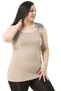Large Size Viscose Sand Color Body with Rope Strap - 4