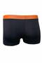 Men's Black Orange Swimmer Sea Pool Beach Swimsuit - 5
