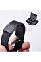 Black For Xiaomi Mi Band 3-4 Metal Wire Mesh Embroidered 16 Tier Stylish Band - 4