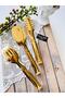 Gold 8 Piece Luxury Service Set and Tongs Service Set - 7
