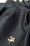 Women's Scholarship Drawstring Toe Long Black Cross Strap Bundle Hand & Shoulder Bag - 5