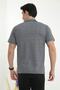 Men's Polo Collar Pocketed Dad Short Sleeve Plus Size T-Shirt - 4