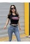 Women's California Printed Camisole Crop T-shirt