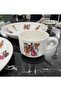 Stone Age Pattern Porcelain 5 Piece Children's Dinnerware Food Set - 3