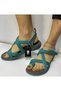 Mint Green Women's Sports Sandals - Comfortable Trekking Alisa - 2