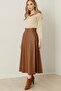 Women's Leather Mevlana Skirt - 3