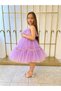 Children Evening Dress Fashion Design Tulle Sleeve Princess Model Dress For Birthday Wedding And Ceremony - 3