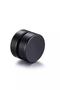 Unisex Black Non-Perforated Magnet Steel Earrings 1 Piece - 2