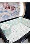 70x110 Baby Sleeping Set Cloud Pattern 10 Pieces Compatible with Park Cribs (crib Not Included) - 6