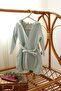 4 Layer Muslin Bathrobe - 100% Organic Cotton - Mint Green