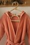 4 Layer Muslin Bathrobe – 100% Organic Cotton - Salmon - 3