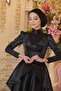 فستان سهرة أسود من ألمينا - 4