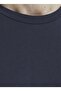 12205878_jorflows Tee Ss Crew Neck Crew Neck Relaxed Printed Navy Blue Men's T-shir - 4
