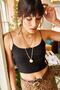Women's Black Rope Strap Camisole Bustier BLZ-19000969 - 5