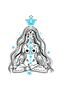 Yoga and Meditation White Men's T-Shirt - 2